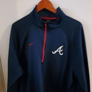 Atlanta Braves 3/4 Zip Dri-fit Sweatshirt